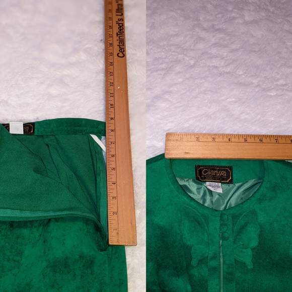 Clarissa Alexandria, VA. Ultrasuede brand fabric 2pc set outfit - Picture 10 of 16